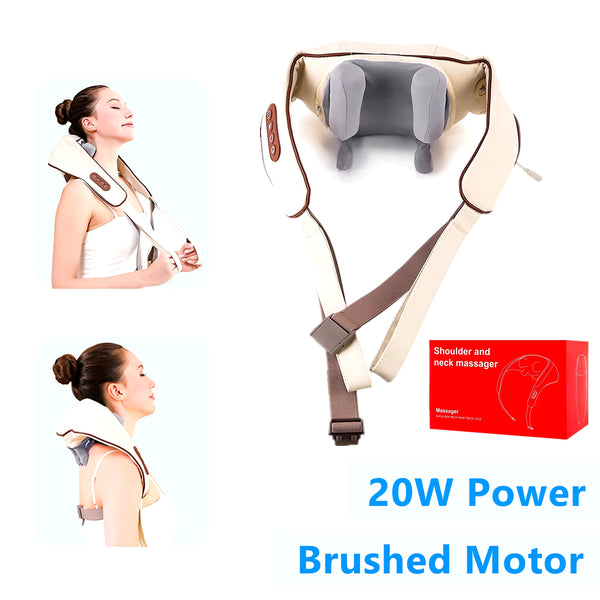 Cordless neck and shoulder massager kneading massage shawl - main product photo