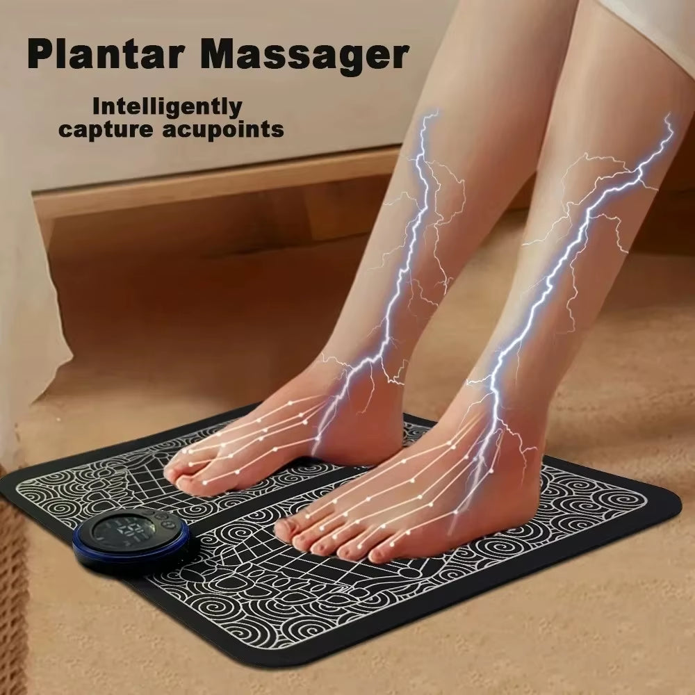 Electric foot massage mat for muscle relaxation - photo 4