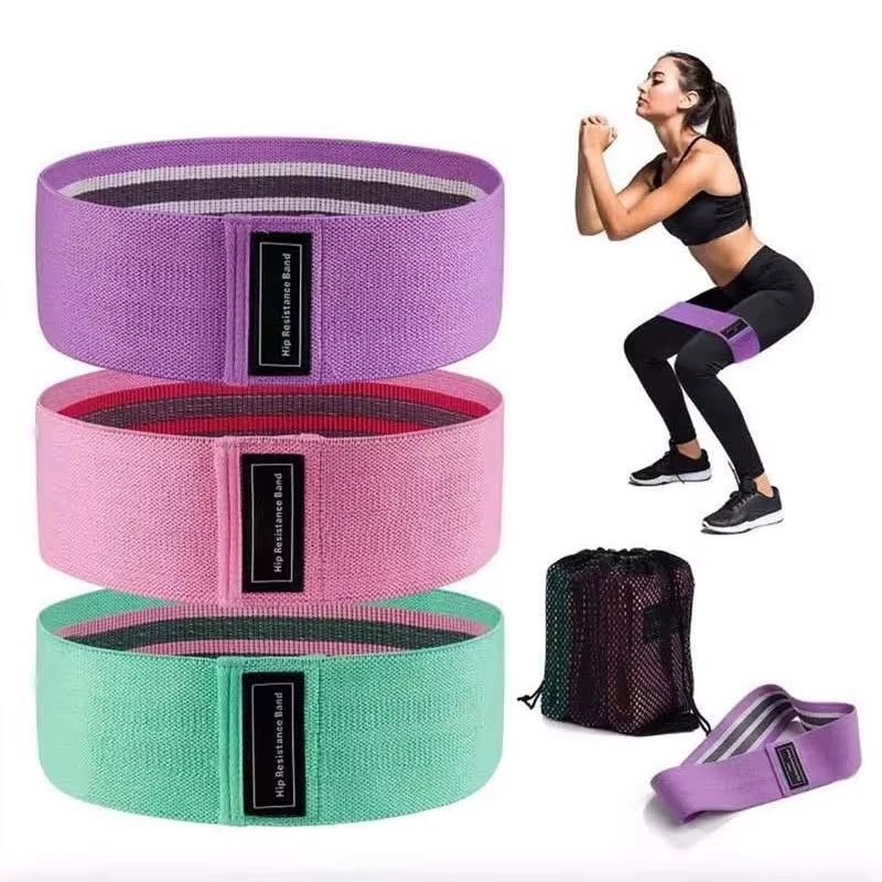 Non-slip fabric booty bands for squats and hip thrusts - photo 2