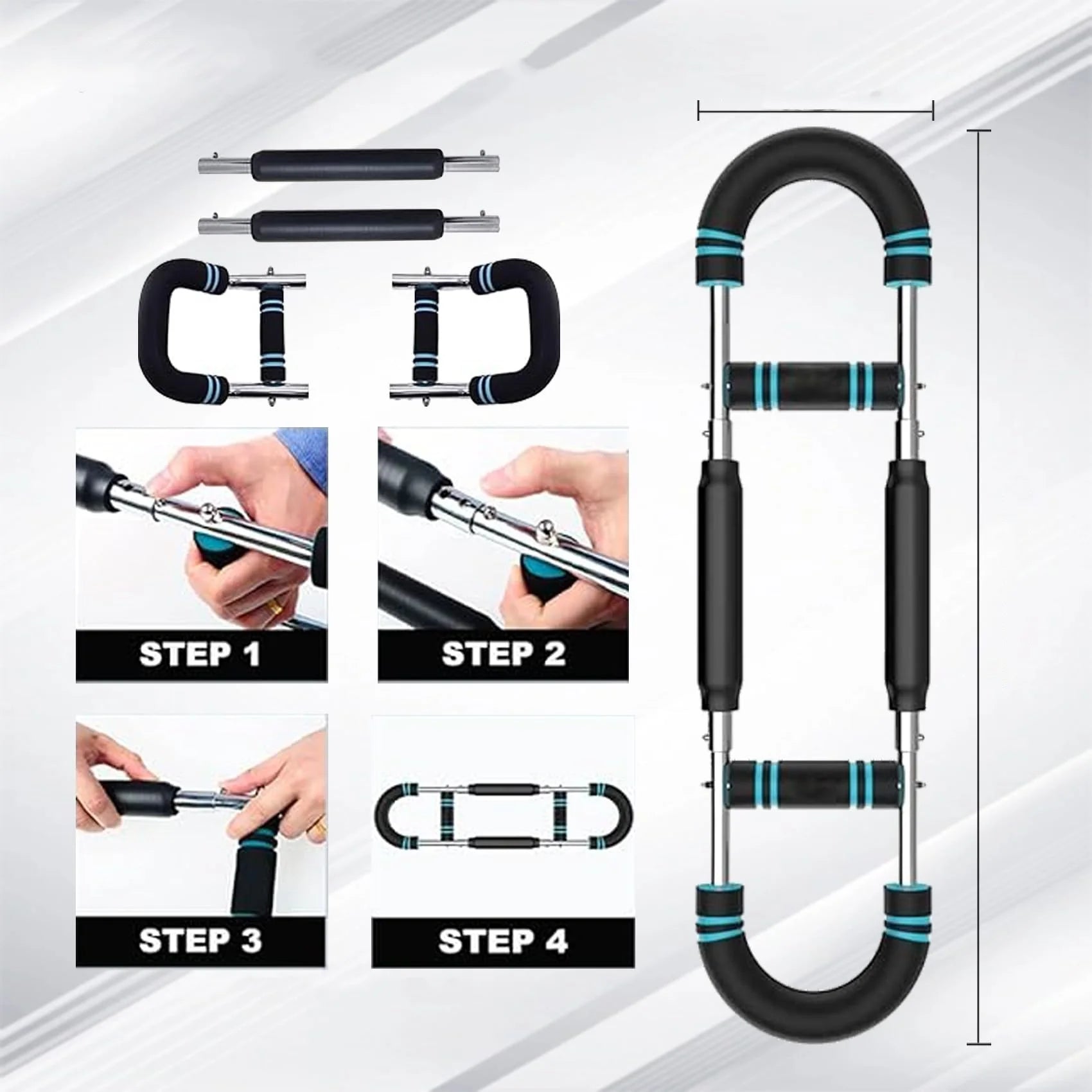 Adjustable chest expander resistance levels - photo 4