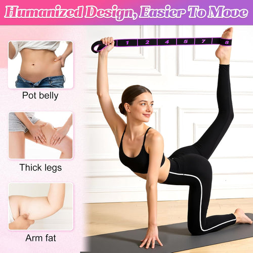 8-section numbered elastic stretching strap - photo 2