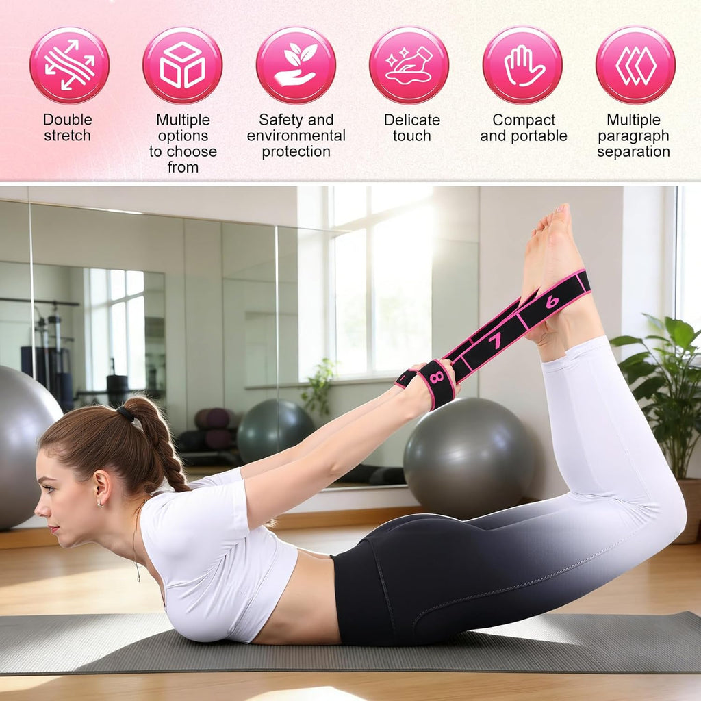 Flexibility training bands for hamstring and shoulder stretches - photo 6