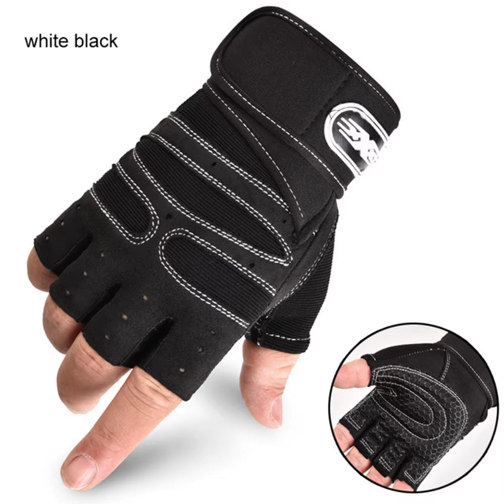 Half-finger workout gloves product details - photo 9