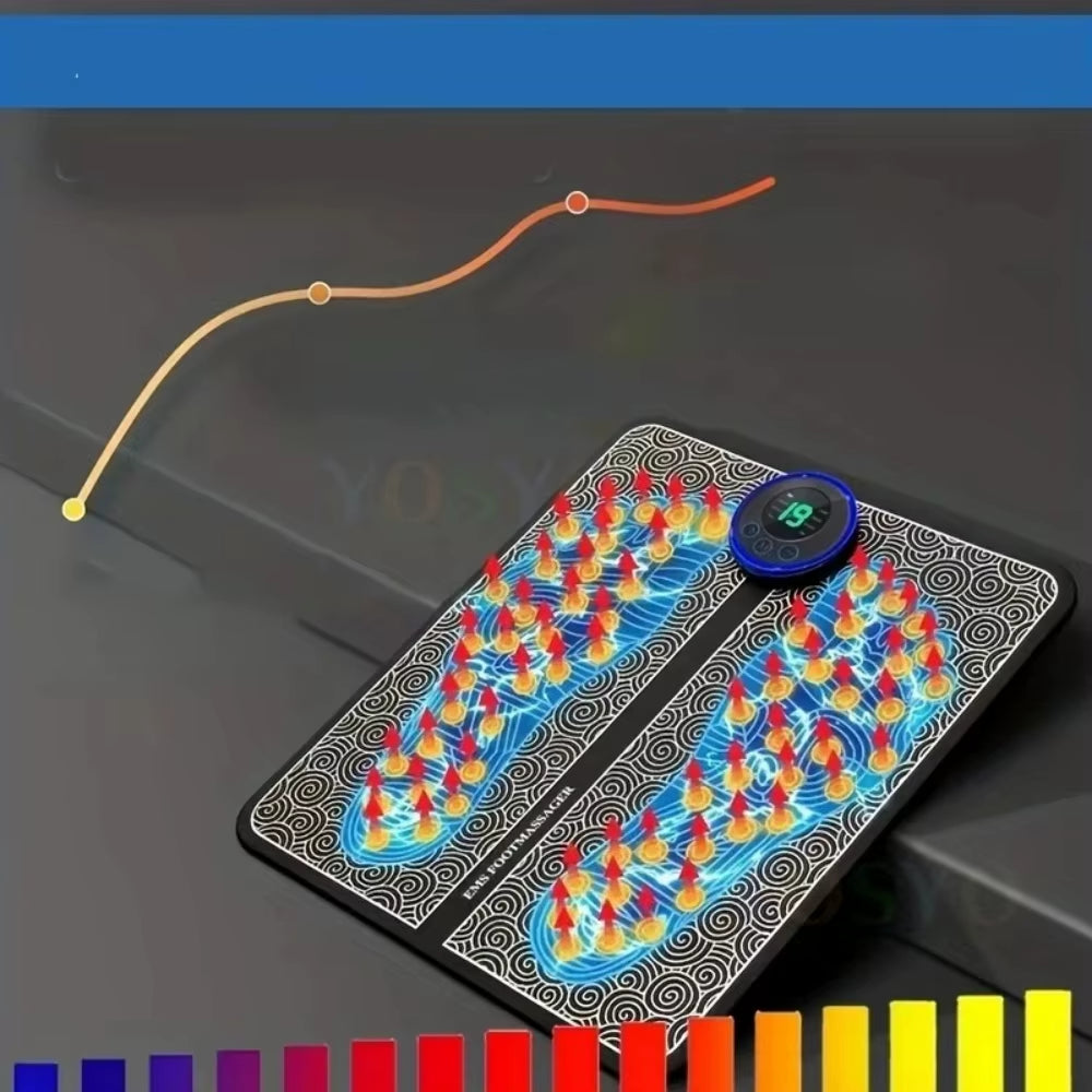 Portable foot massage pad folded flat - photo 6
