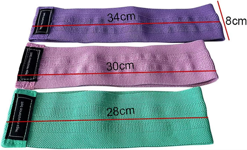 Fabric resistance bands light medium heavy set - photo 3