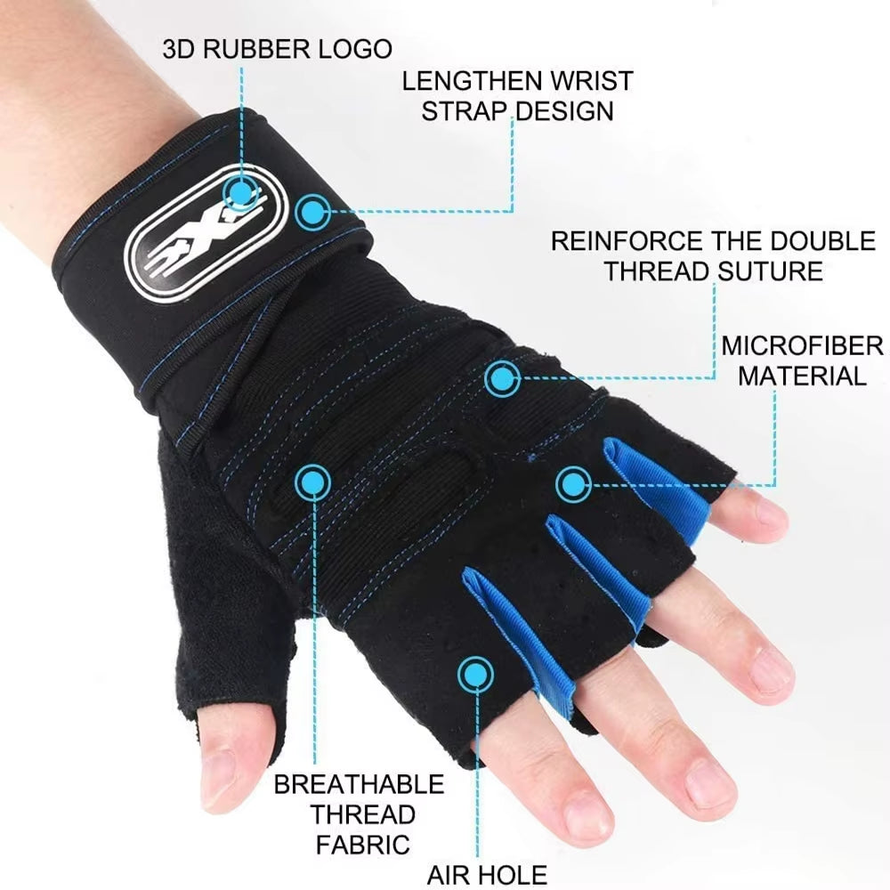 Workout gloves non-slip grip surface detail - photo 4
